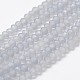 Perlas de lustre plateado chapado rondelle cuentas de vidrio EGLA-L007-H01-2mm-2