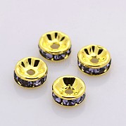 Латунные бусины разделители для поставки стразов RB-A014-Z6mm-18G