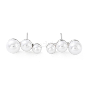 Серьги-гвоздики из латуни для женщин KK-Z038-12P