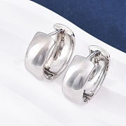 Латунные серьги обруча EJEW-Q015-21A-P
