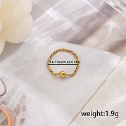 Классические кольца из нержавеющей стали с римскими цифрами YL1527-4