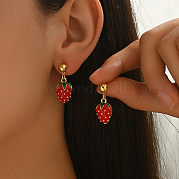 Стильные латунные серьги-гвоздики PA9879-5