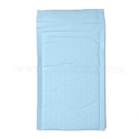 Plastic Frosted Drawstring Bags, Rectangle, None Pattern, 20x16x0.02~0.2cm