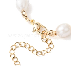 Bracciali di perle coltivate d'acqua dolce naturali coltivate&nbsp;BJEW-TA00633