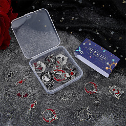 Colgantes de esmalte de aleación 32pcs 8 estilos&nbsp;ENAM-SC0007-41