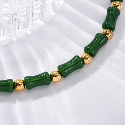 304 Edelstahl-Perlenarmbänder für Damen&nbsp;BJEW-M056-06G