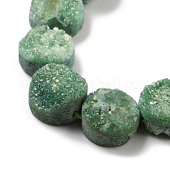 Elettrodeposte druzy naturale perline agata fili&nbsp;G-M433-01K