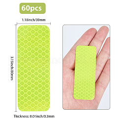 60 autocollant réfléchissant en plastique pour animaux de compagnie&nbsp;DIY-SP0004-37