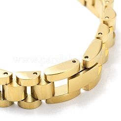 Gliederkettenarmbänder aus 304 Edelstahl mit klarem Zirkonia&nbsp;BJEW-G685-02D