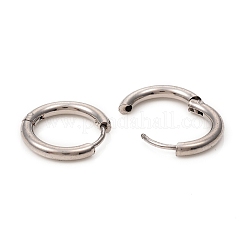 Orecchini a cerchio huggie in acciaio inossidabile 201 anti-ossidazione&nbsp;EJEW-L250-01C-P