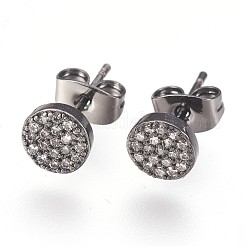Orecchini in ottone&nbsp;EJEW-P157-01-NR