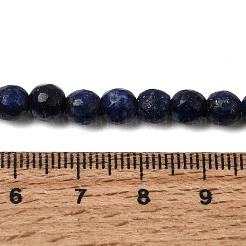 Colliers de perles de lapis-lazuli teintées naturellement&nbsp;LS-G-G059-6mm