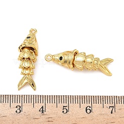 Pendentifs avec zircon cubiques à micro-pavés en laiton&nbsp;KK-H526-01F-G