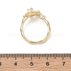 Anillos de dedo de latón esmaltado con temática oceánica&nbsp;RB-CBAD847-01D-G