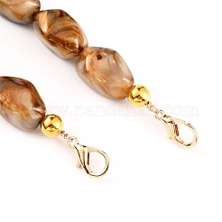 Rallonge de sangle de sac à main perlée en résine d'imitation de pierres précieuses&nbsp;FIND-WH0005-89C