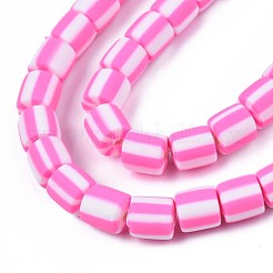Chapelets de perle en pâte polymère manuel&nbsp;CLAY-T020-12E