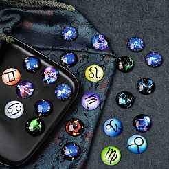 5 set di cabochon in vetro di 5 stili&nbsp;sgGGLA-SZ0001-20