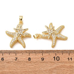 Messing micro pave klare zirkonia anhänger&nbsp;CU-CBACF4B-01G