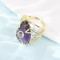 Natürliche Amethyst Manschettenringe&nbsp;GG-CBA5FCC-03G-05