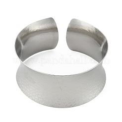 Bracelets manchettes larges en acier inoxydable 304 pour femmes&nbsp;BJEW-K230-03B-P