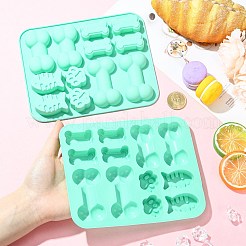 Silikonformen für Knochenkatzenkrallen und Fische&nbsp;ST-CJ0043-051