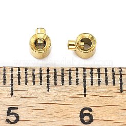 Placcatura ionica (ip) perline di crimpatura in acciaio inossidabile 304&nbsp;STAS-L216-51G