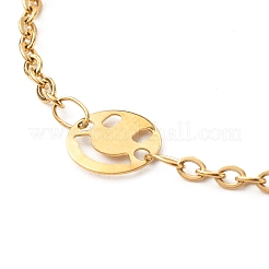 Bracelet à maillons en acier inoxydable 304&nbsp;BJEW-JB06522