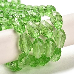 Filo di perline in vetro&nbsp;X-EGLA-E010-8x12mm-14