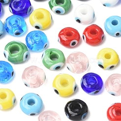36 stücke 9 farben handgemachte böse auge Bunte Malerei perlen&nbsp;LAMP-FS0001-23