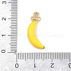 Anhänger aus Emaille mit Obstmotiv&nbsp;LS-ENAM-P264-02J-G