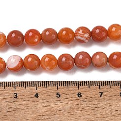 Natürliche Achat Perlen Stränge&nbsp;G-G754-06-8mm