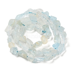 Rohe raue natürliche Aquamarinperlenstränge&nbsp;G-I283-G08-02