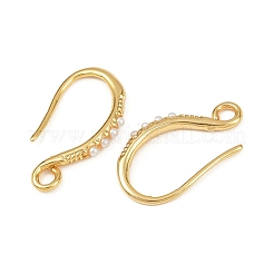 Ganci di orecchini in ottone&nbsp;KK-B137-15G-02