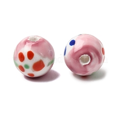 Perles en porcelaine manuelles&nbsp;PORC-A034-03