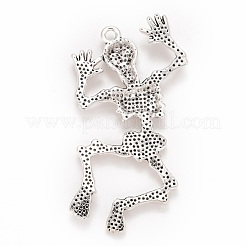 Halloween tibetischen Stil Legierung Anhänger&nbsp;FIND-B007-01AS