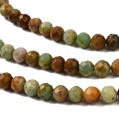 Natürliche Chrysokolla und Lapislazuli Perlen&nbsp;G-G278-B01-4mm