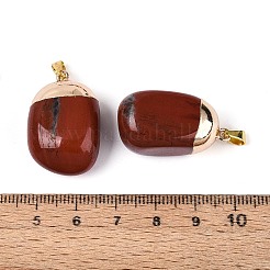 Natürliche rote Jaspis Anhänger&nbsp;G-N360-05G-03