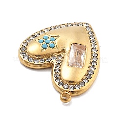 Ciondoli in strass in acciaio inossidabile 304&nbsp;STAS-R155-035L-G