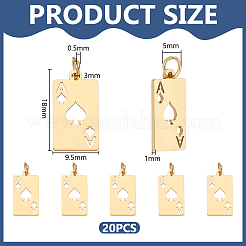 20 pendentif en acier inoxydable 304&nbsp;STAS-UN0064-77