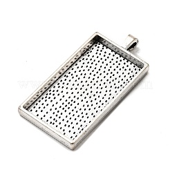 Aluminium-Anhänger Fassungen für Cabochons&nbsp;LS-PALLOY-2418-AS-LF