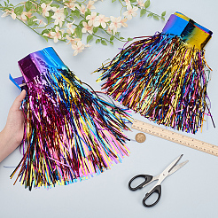 Fransenvorhänge aus Kunststofffolie&nbsp;DIY-WH0028-106A