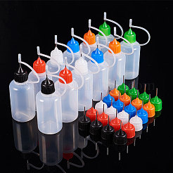 Des bouteilles en plastique de colle&nbsp;DIY-BC0010-34