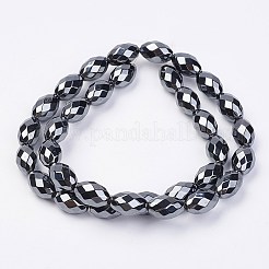 Unmagnetische synthetischen Hämatitkornen Stränge&nbsp;G-F396-13-4x6mm