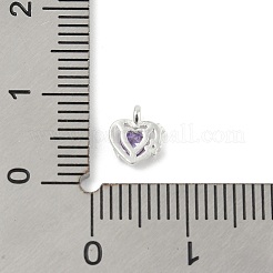 925 Sterling Silber Micro Pave Zirkonia Anhänger&nbsp;LS-STER-Q002-02D