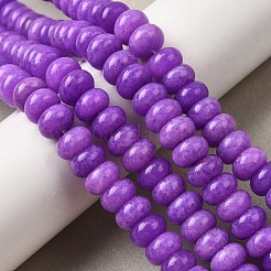 Chapelets de perles en jade blanc naturel teinté&nbsp;G-G107-A22-01