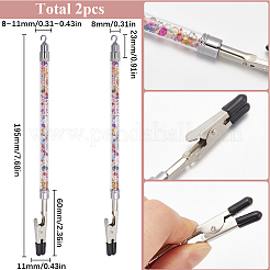 2 pince mémo crocodile en fer&nbsp;FIND-SC0011-26C