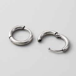 Boucles d'oreilles créoles en acier inoxydable avec acier inoxydable 316 et épingles pour femmes&nbsp;EJEW-TAC0018-08B