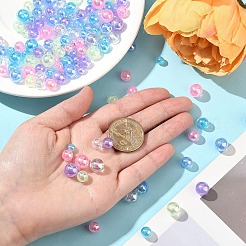 150pcs 3 styles de perles acryliques transparentes&nbsp;MACR-YW0003-96A