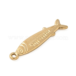 Ciondoli a forma di pesce sardina in acciaio inossidabile 304&nbsp;STAS-S186-05C-G
