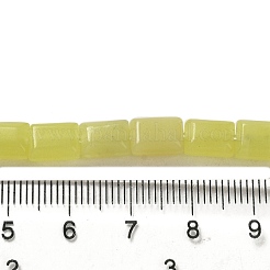 Natürliche Zitronen Jade Perlen Stränge&nbsp;G-G085-A22-01